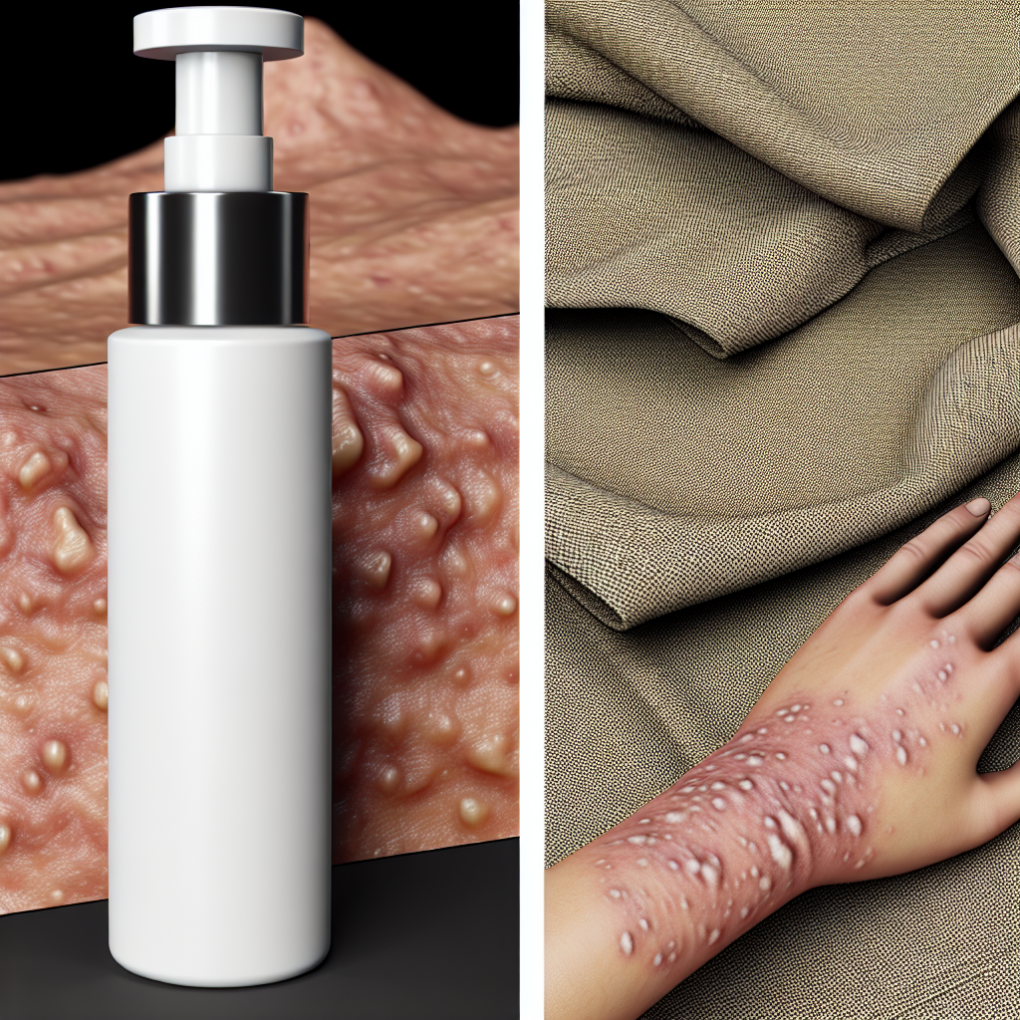 A bottle of soothing acne serum.