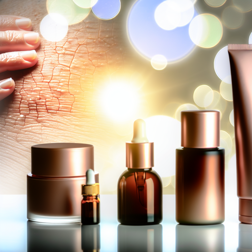 A collection of gentle skincare products.