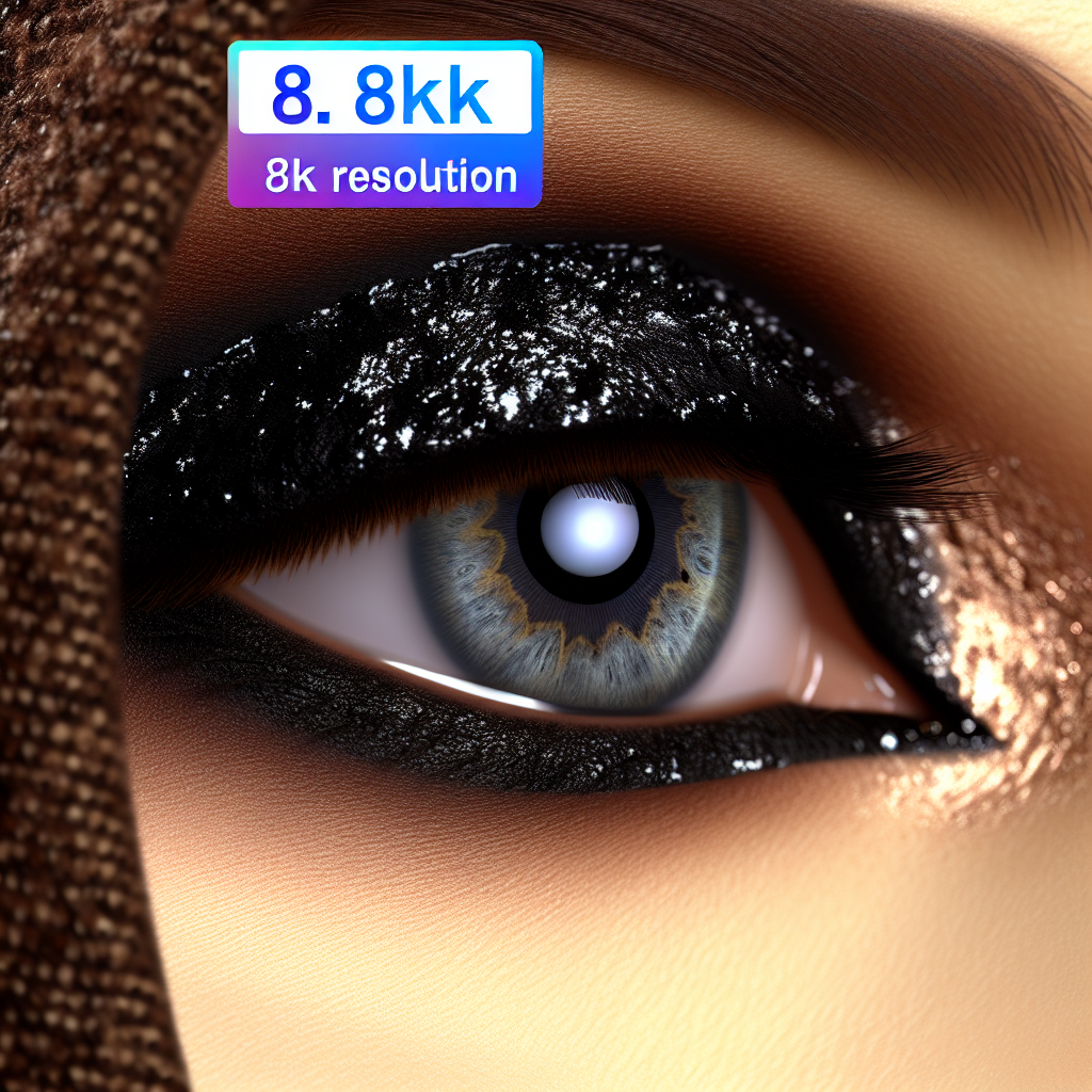 Close-up of hooded eye with makeup.