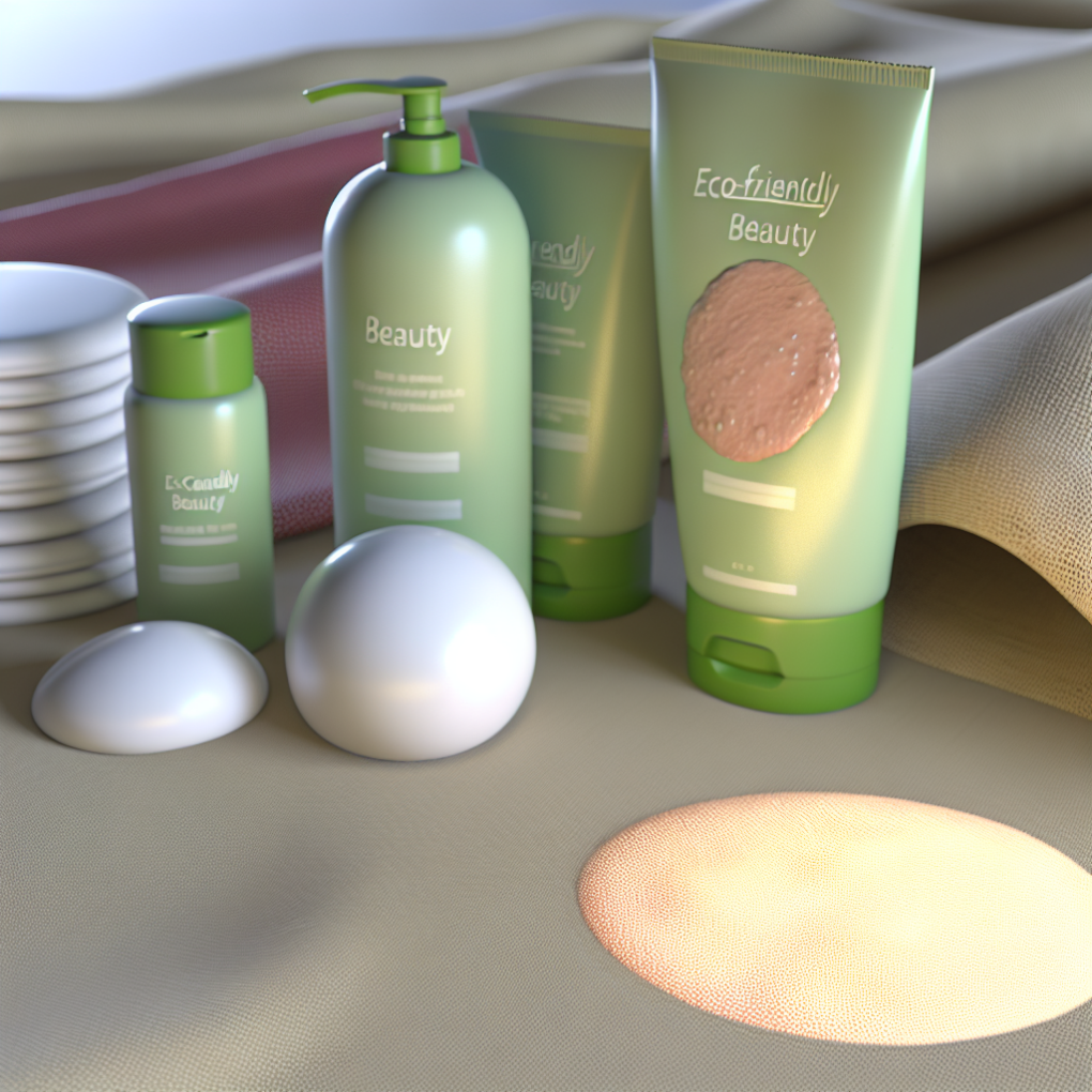 Eco-friendly beauty products for glowing skin.
