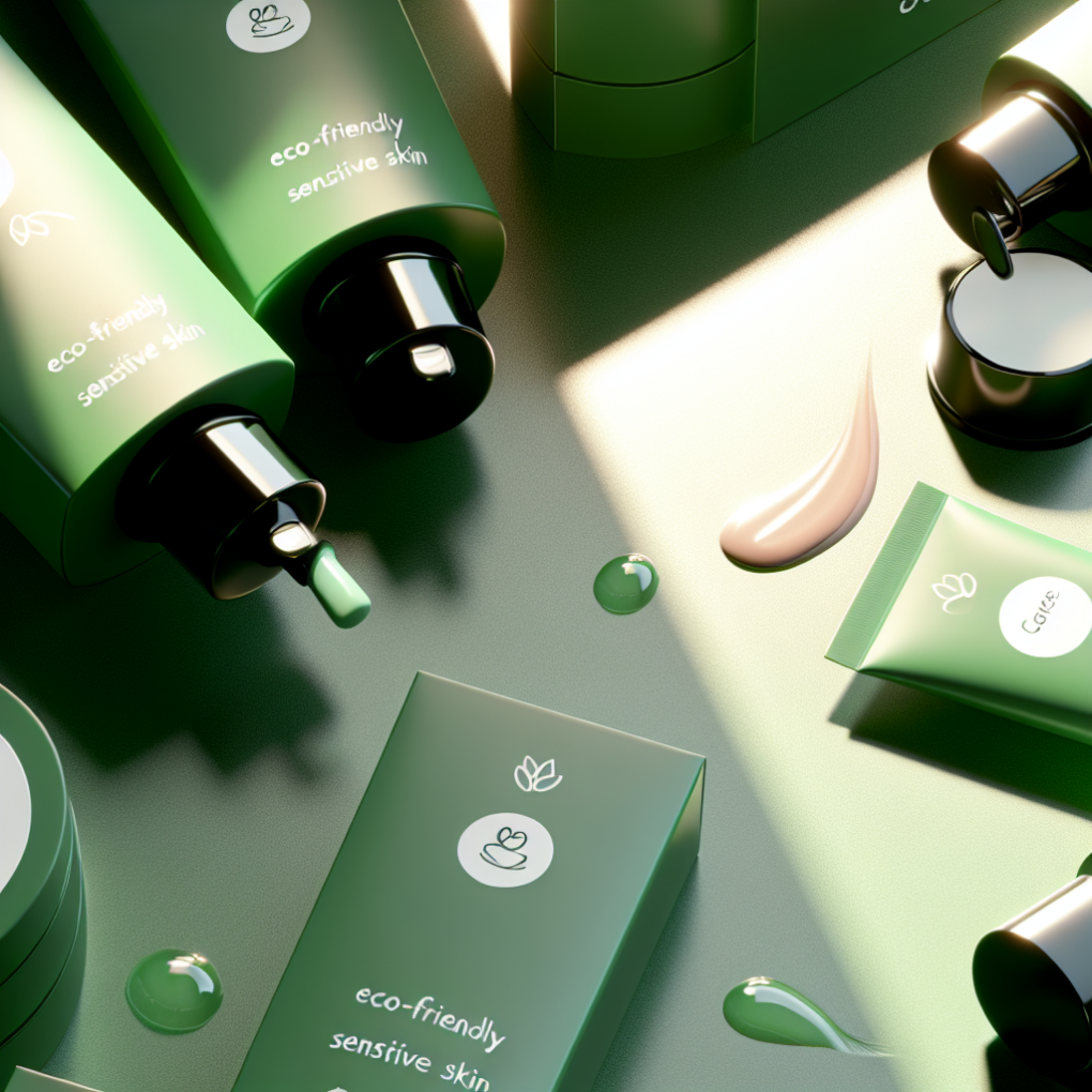 Eco-friendly makeup for sensitive skin.